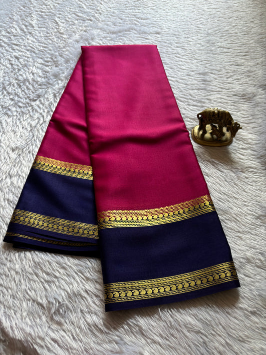 Malathi (2D) : Pink-navy blue