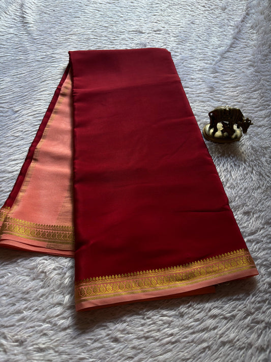 Jyothi (2D) : Maroon-peach