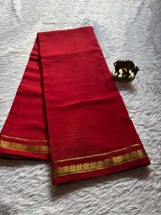 Bheema : Solid Dark red