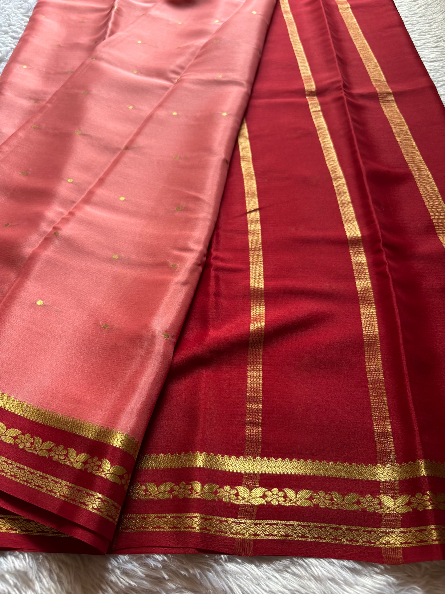 Anjali (2D) : Peach-maroon