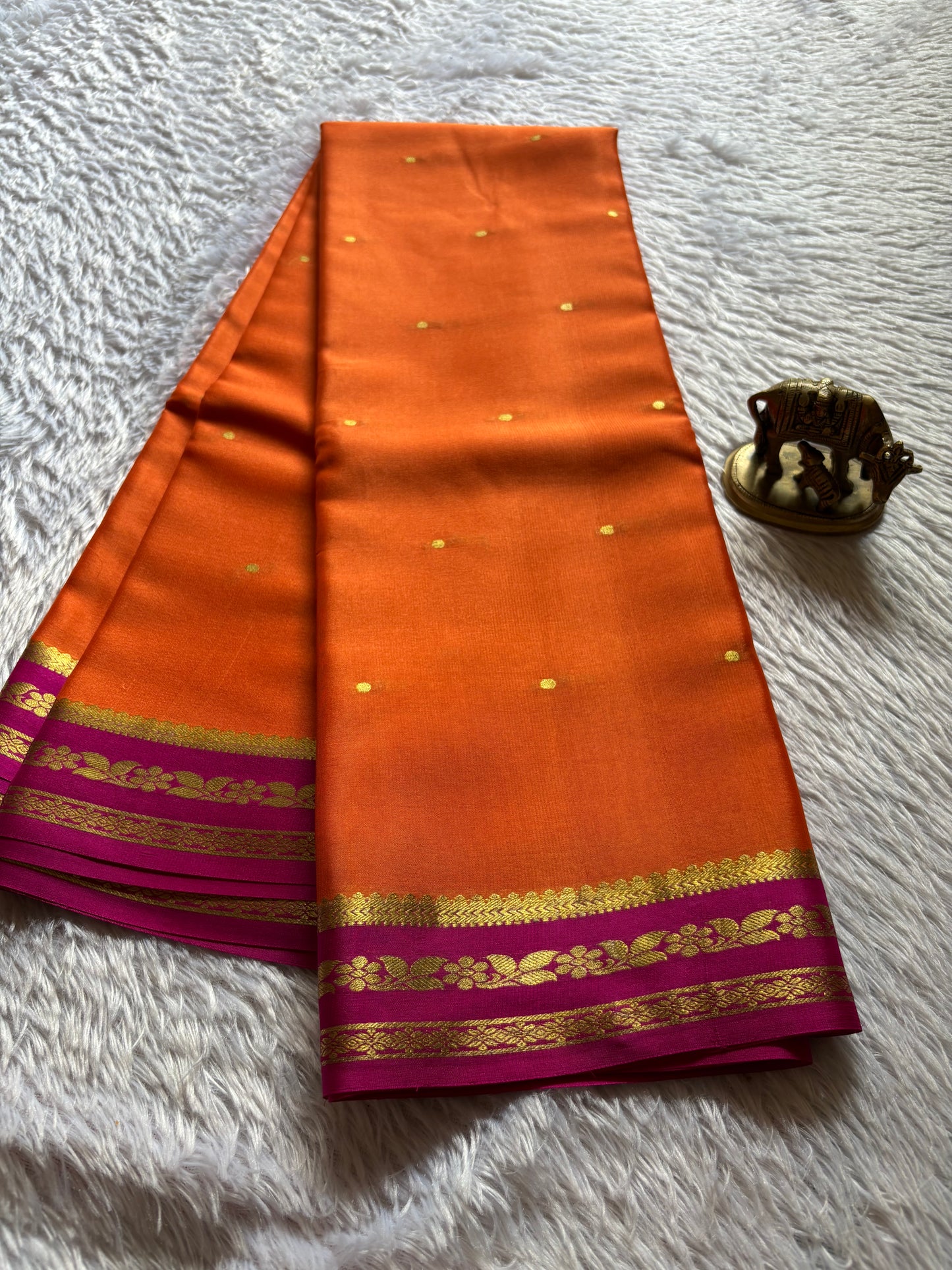 Anjali (2D) : Orange-rani pink