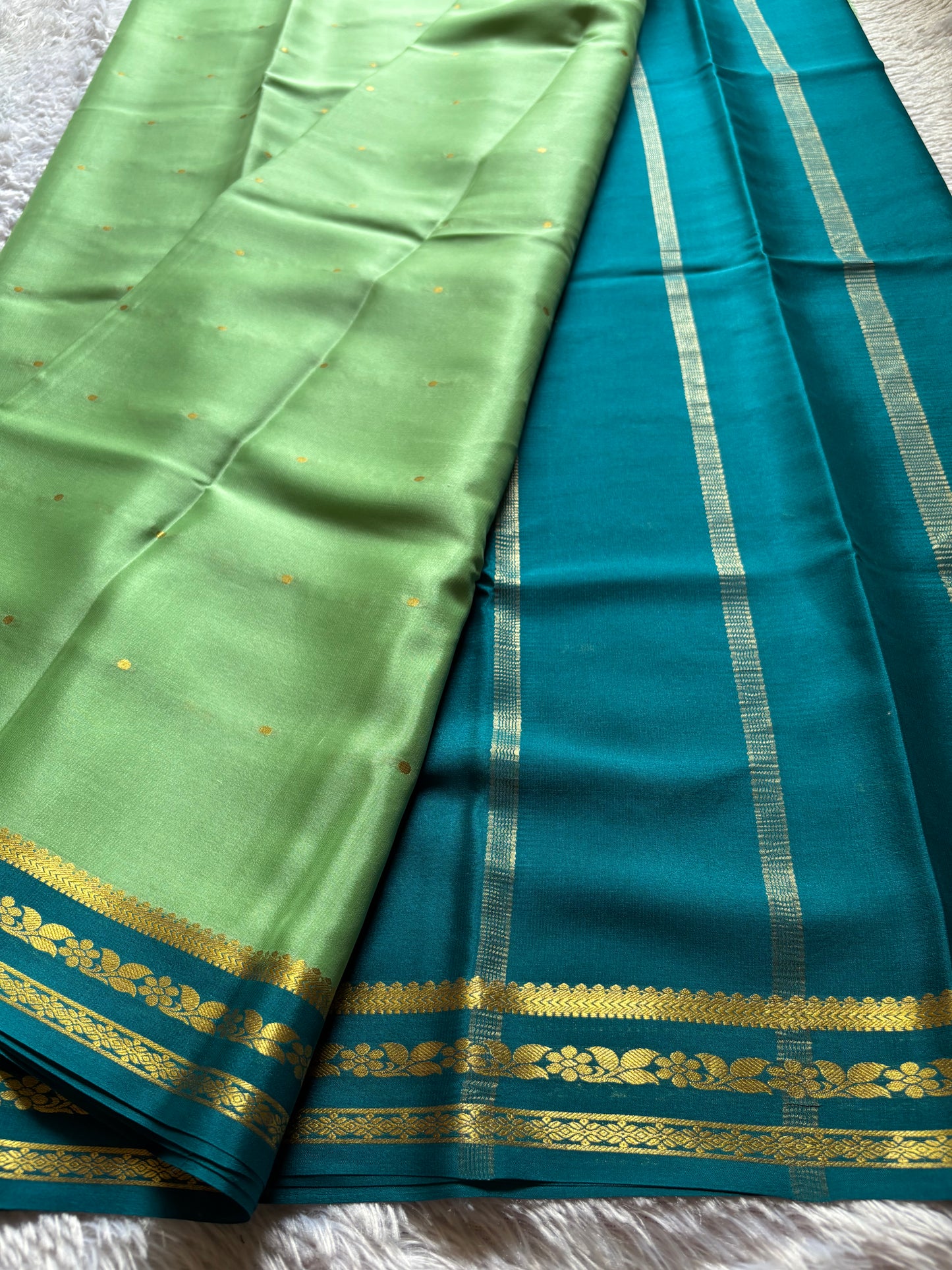 Anjali (2D) : Mint green-teal green