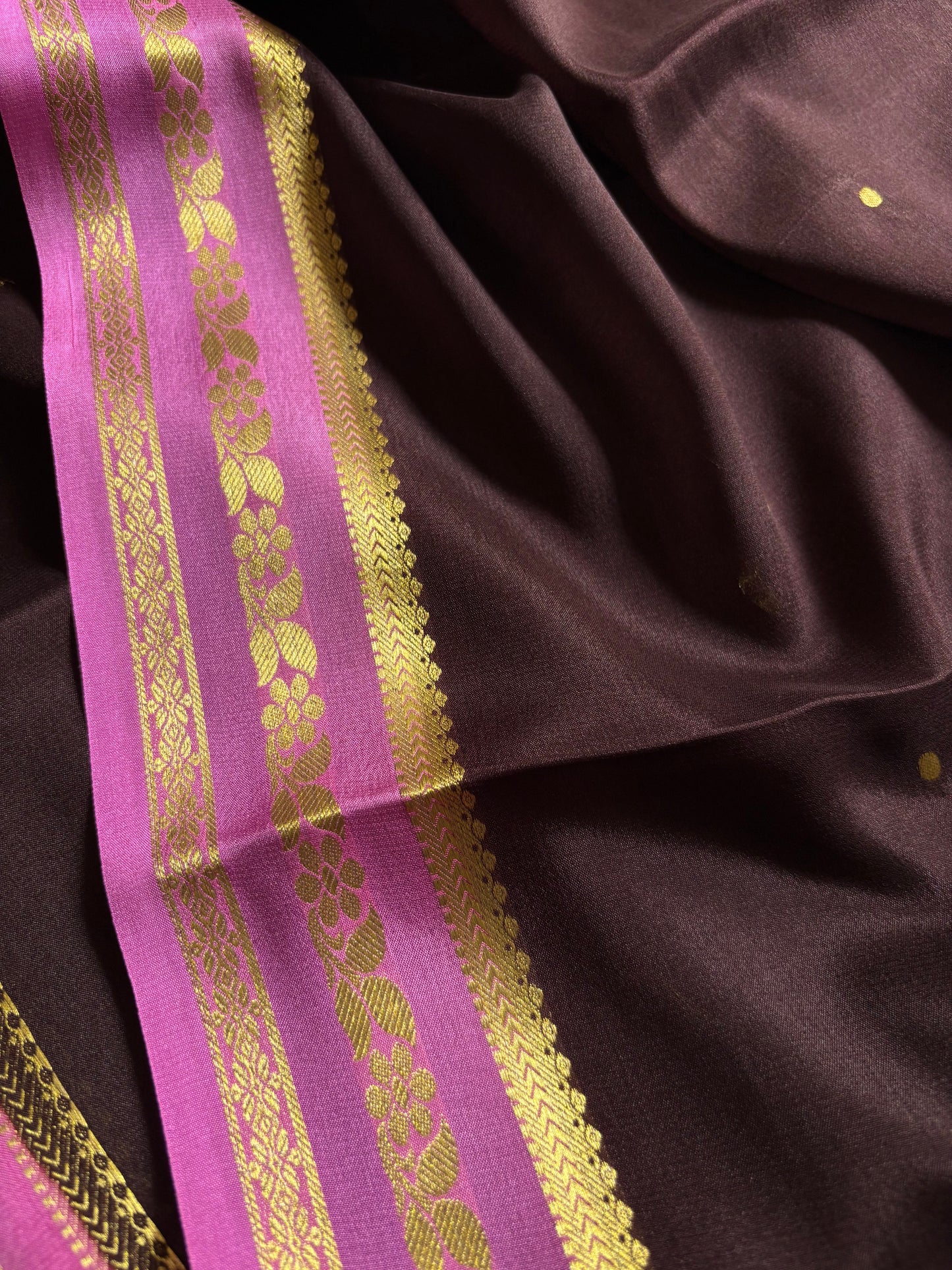 Anjali (2D) : Deep brown-rose pink