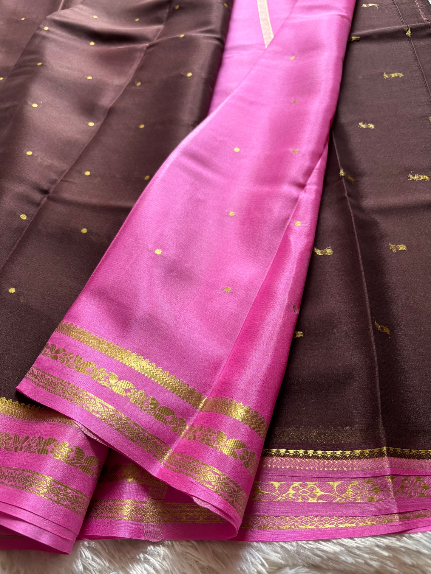 Anjali (2D) : Deep brown-rose pink