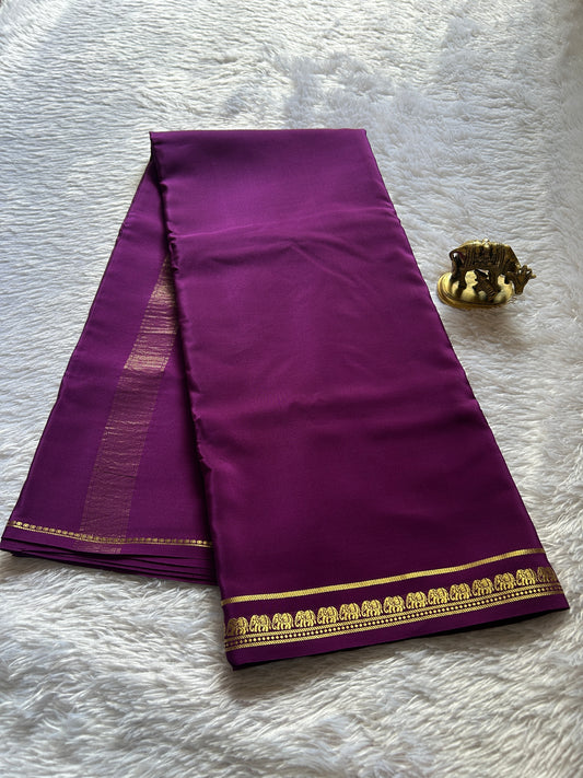 Gowri Solid Dark Magenta