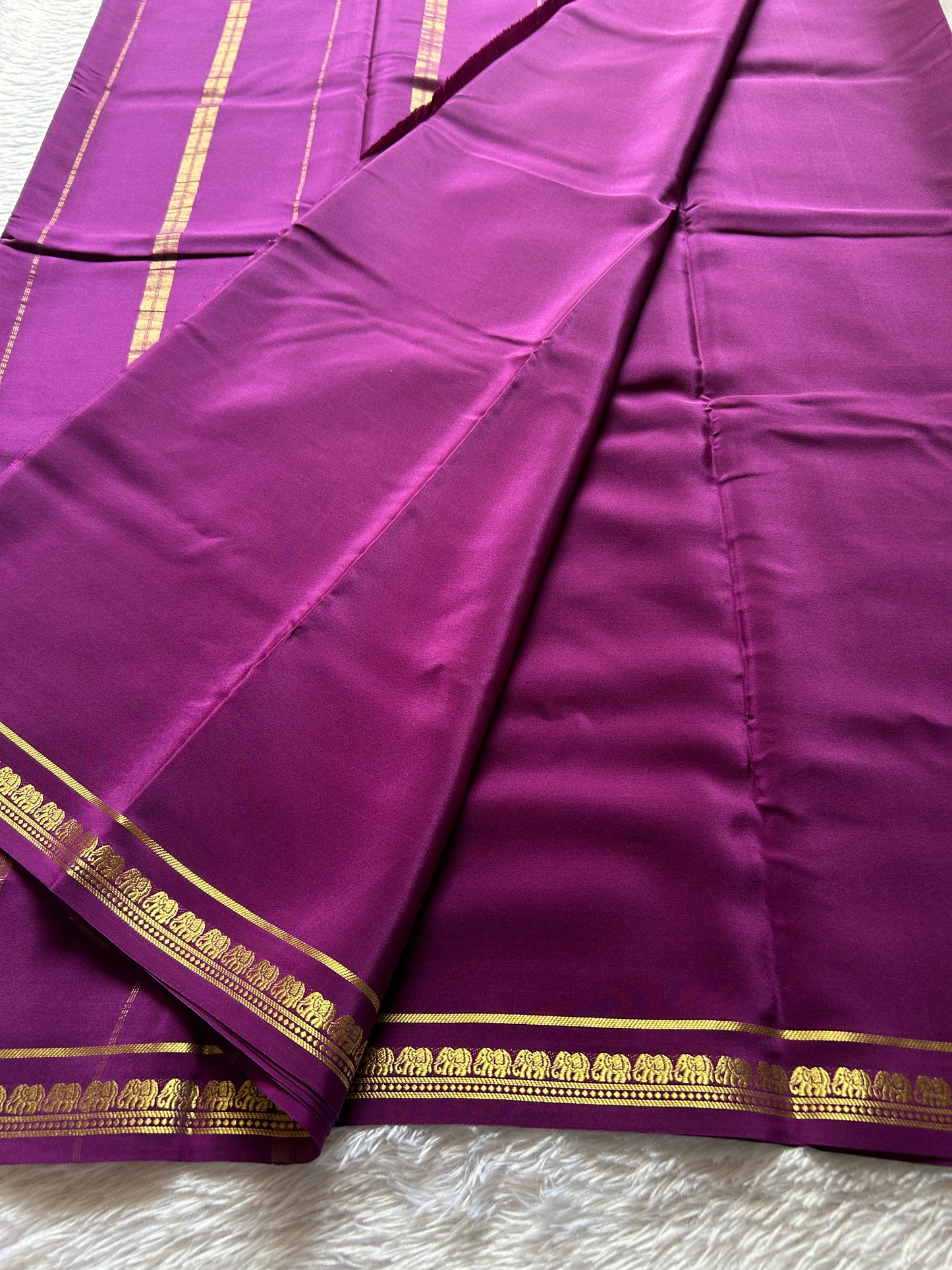 Gowri Solid Dark Magenta