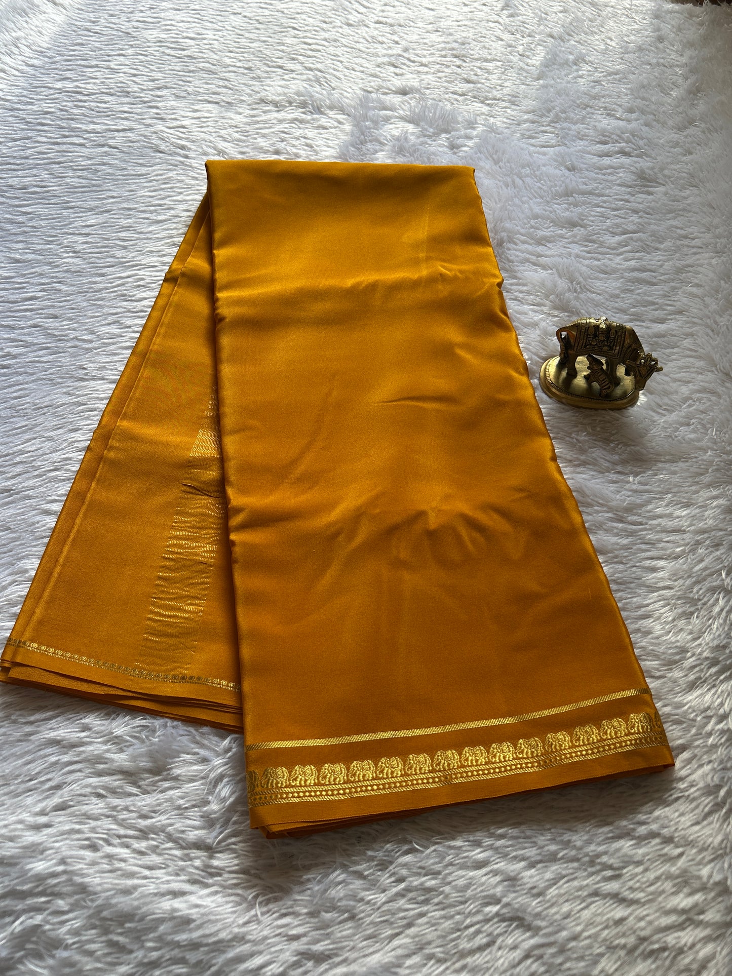 Gowri : Solid Golden yellow