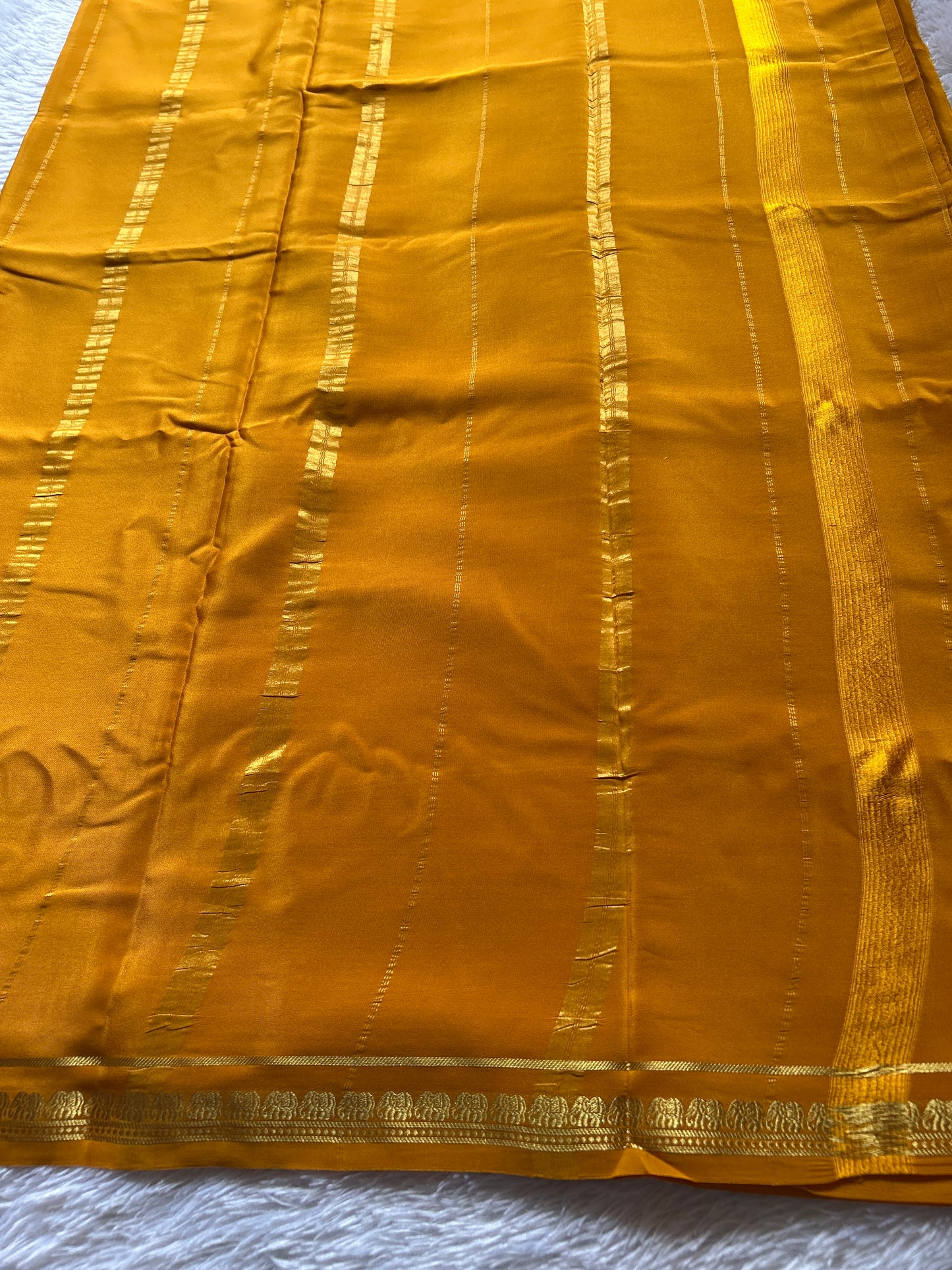 Gowri : Solid Golden yellow