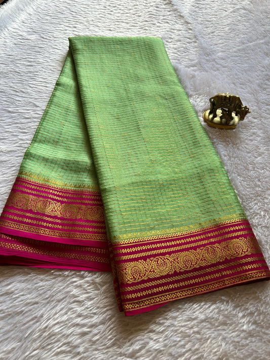 Haasini (2D) : Mint green-pink