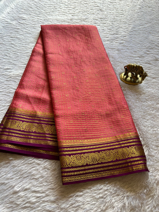 Haasini (2D) : Peach pink-magenta