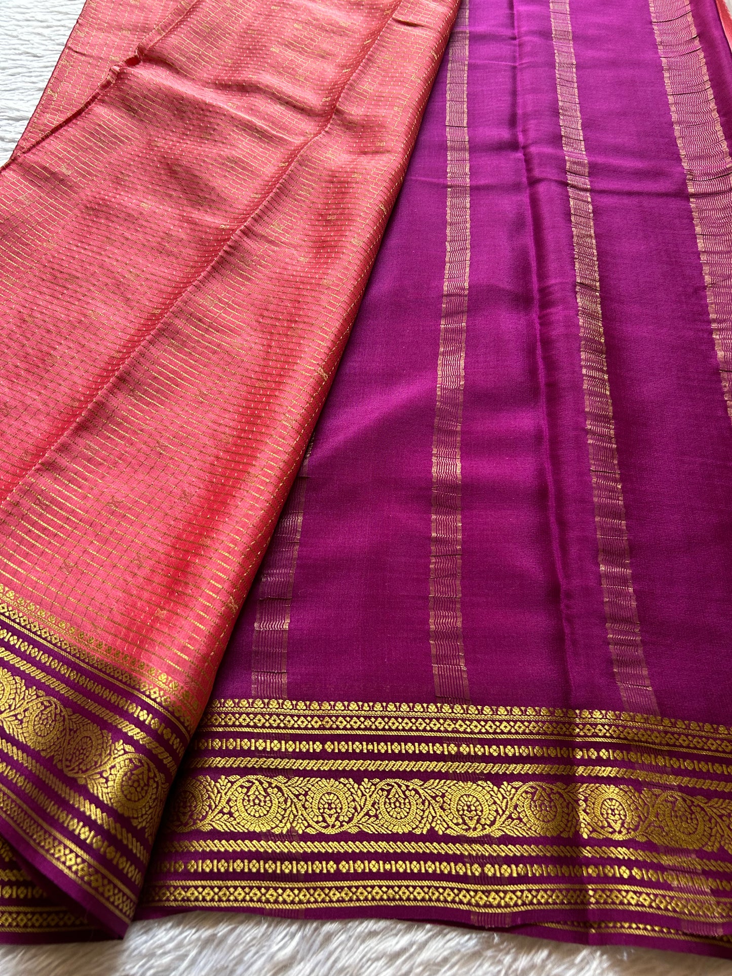 Haasini (2D) : Peach pink-magenta