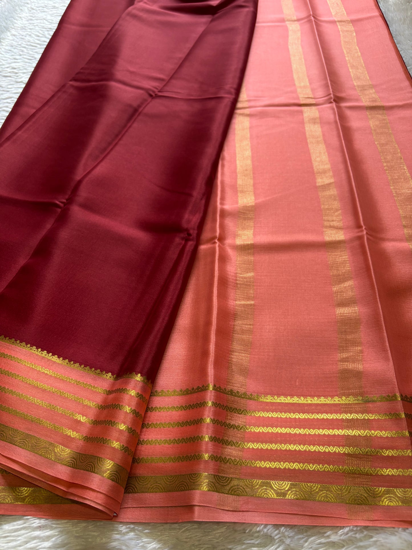Rashmi (2D) : Maroon-peach