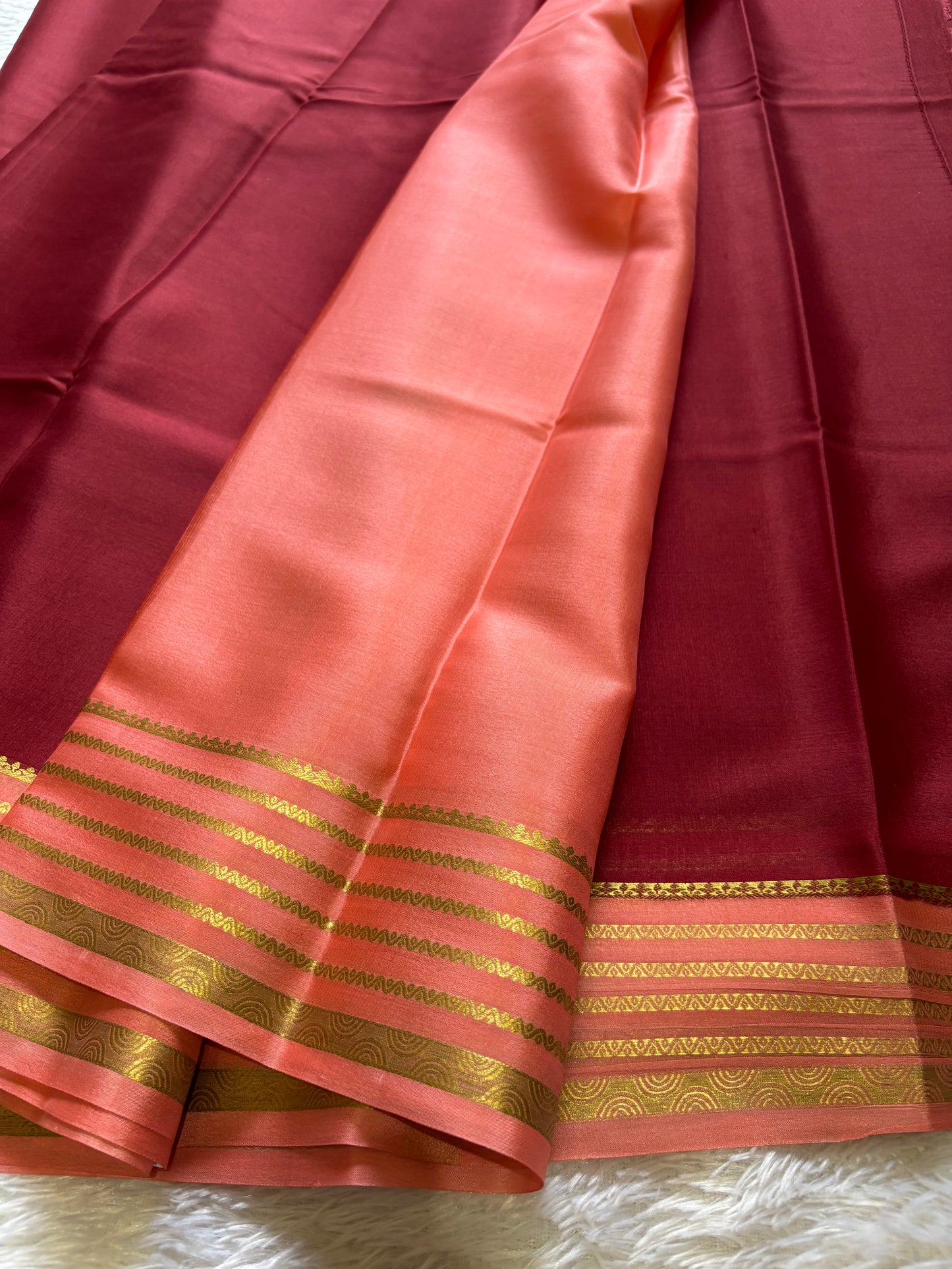 Rashmi (2D) : Maroon-peach