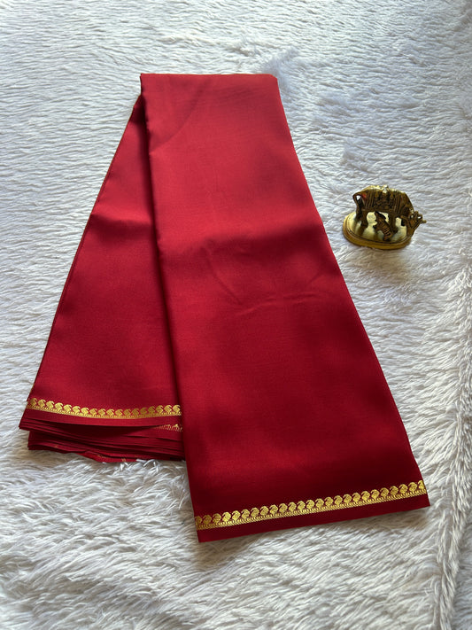 Manikya : Solid Cherry red