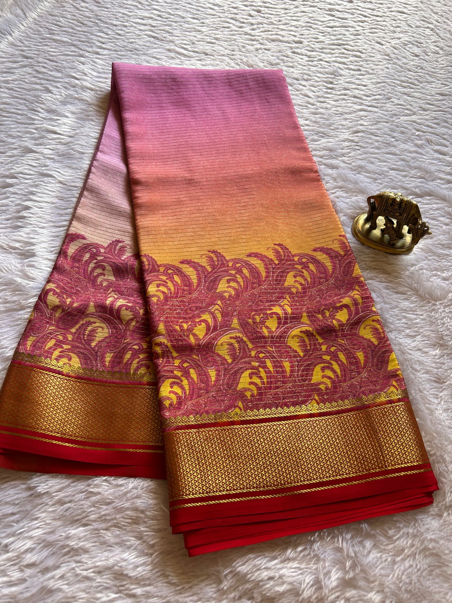 Kasturi : Ombré Purple-red