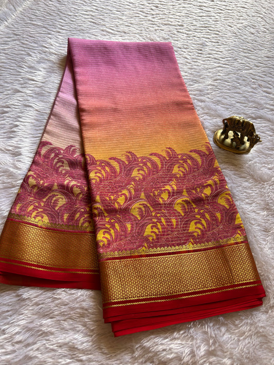 Kasturi : Ombré Purple-red