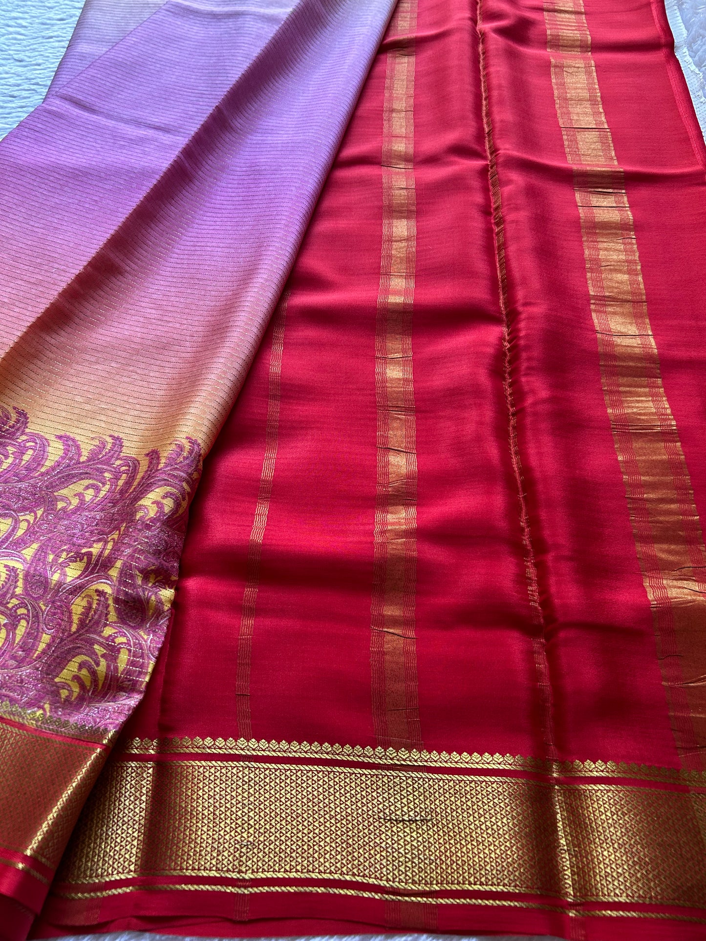 Kasturi : Ombré Purple-red