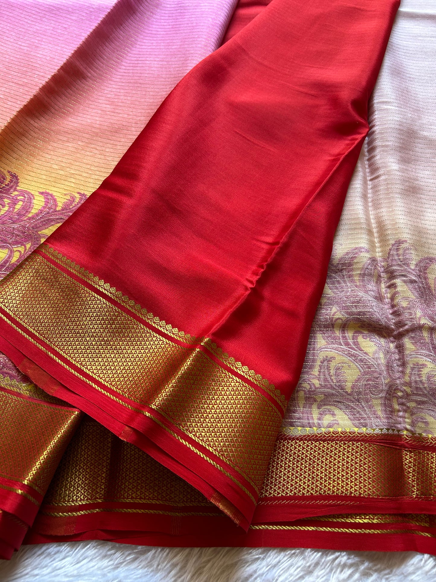 Kasturi : Ombré Purple-red