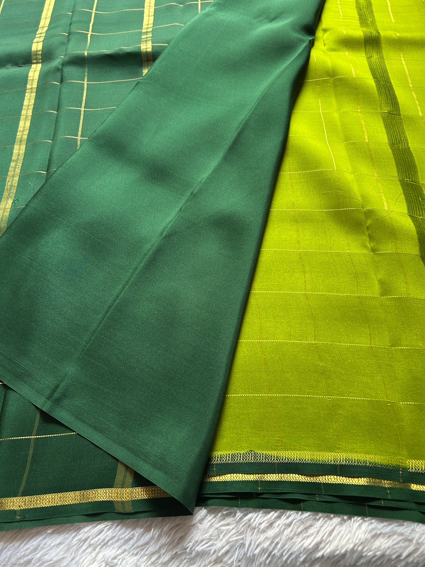 Shankari (2D) : Lime green-bottle green