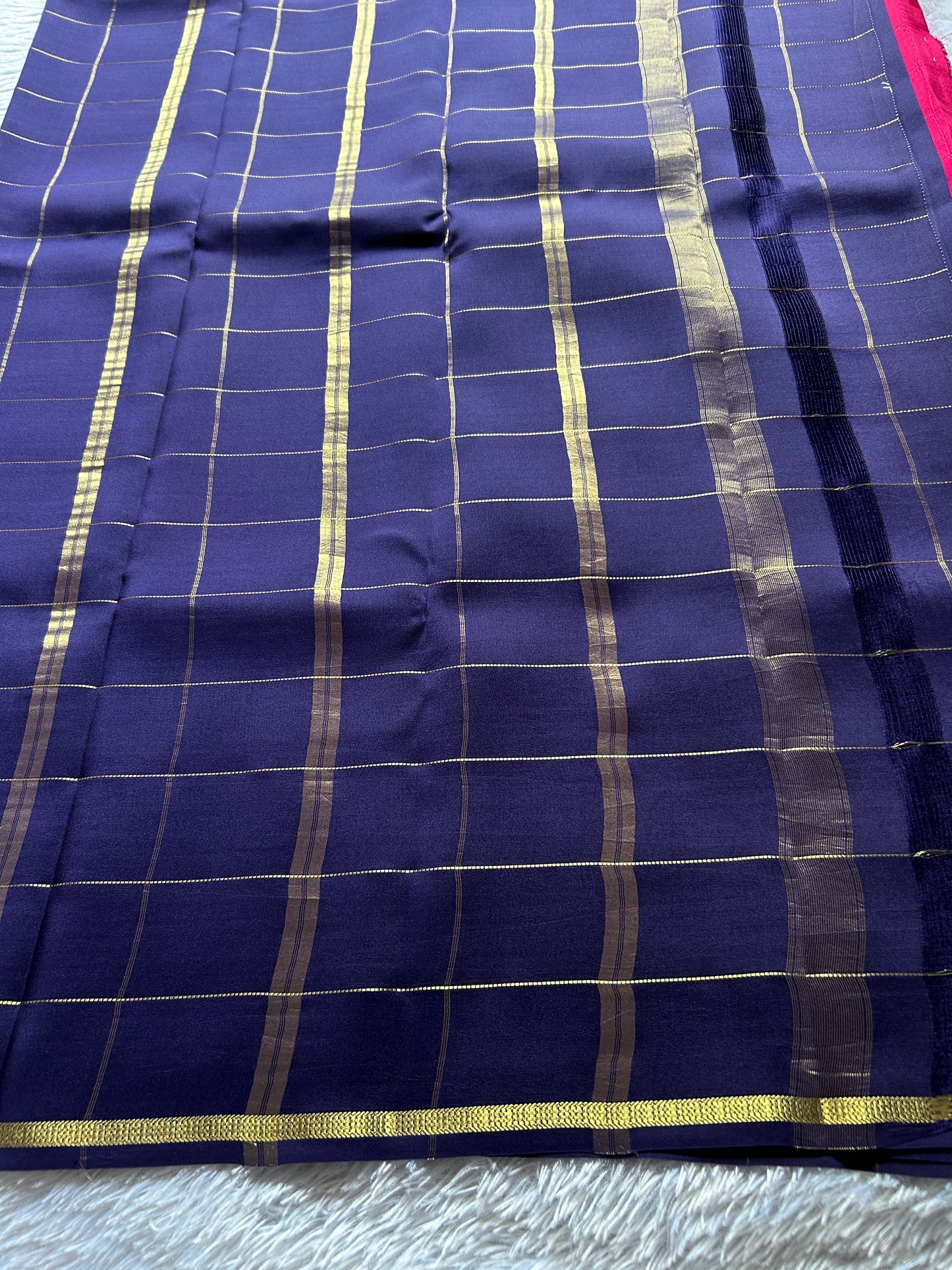 Shankari (2D) : Pink-navy blue