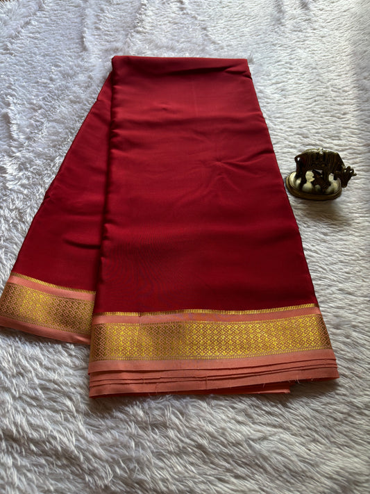 Sampoorna (2D) : Maroon-peach