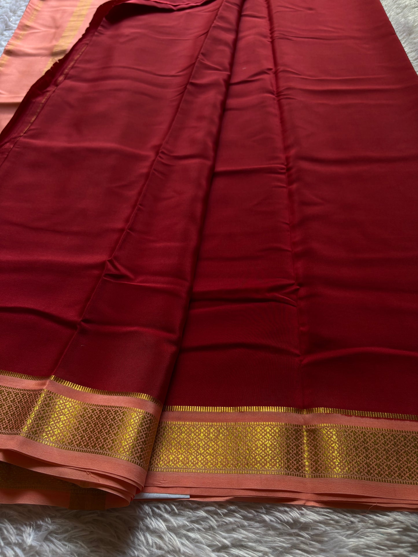 Sampoorna (2D) : Maroon-peach