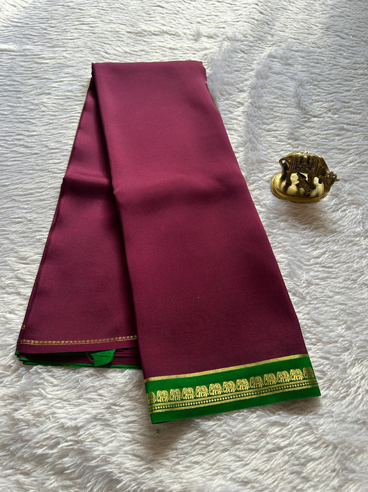 Gowri (2D) : plum-green
