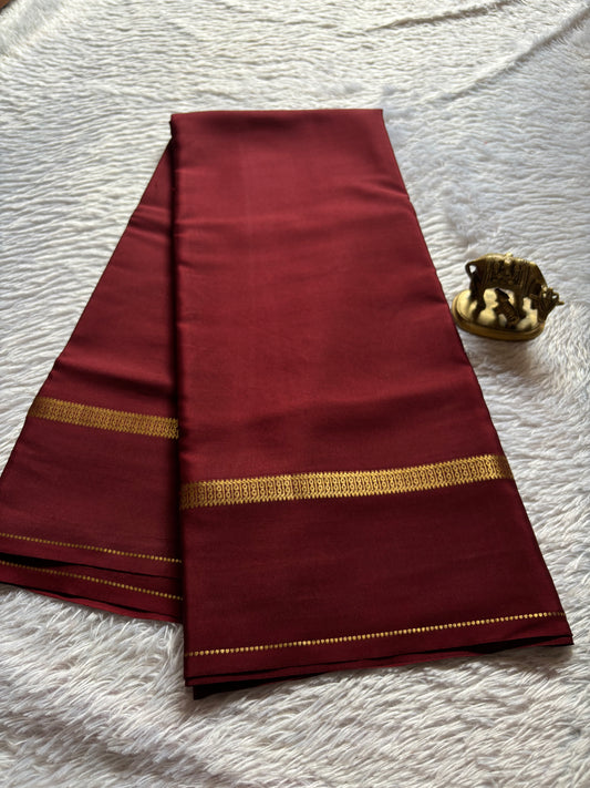Vibha : Solid Maroon