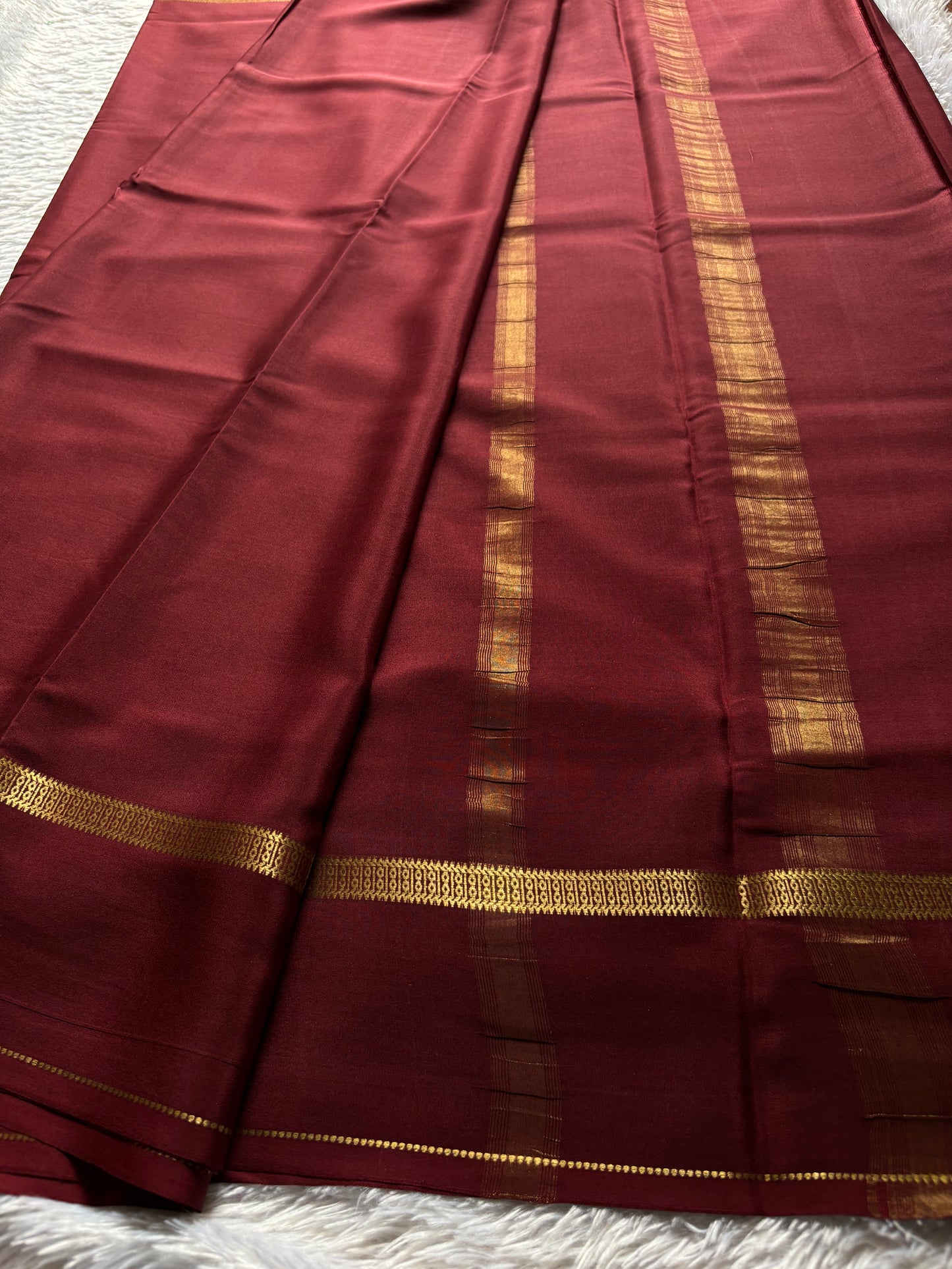 Vibha : Solid Maroon