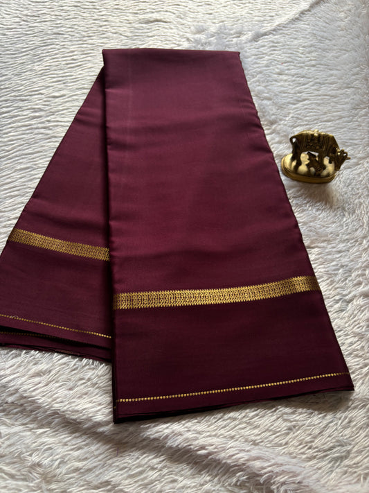 Vibha : Solid Chocolate brown