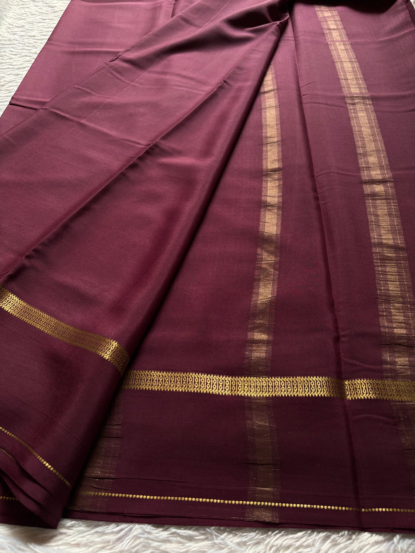 Vibha : Solid Chocolate brown