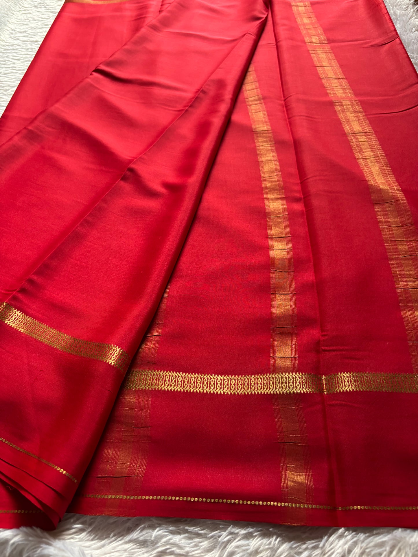 Vibha : Solid Red
