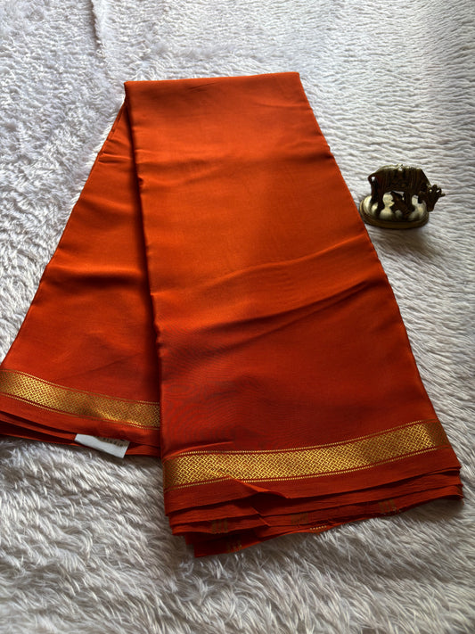 Nivedha : Solid Orange