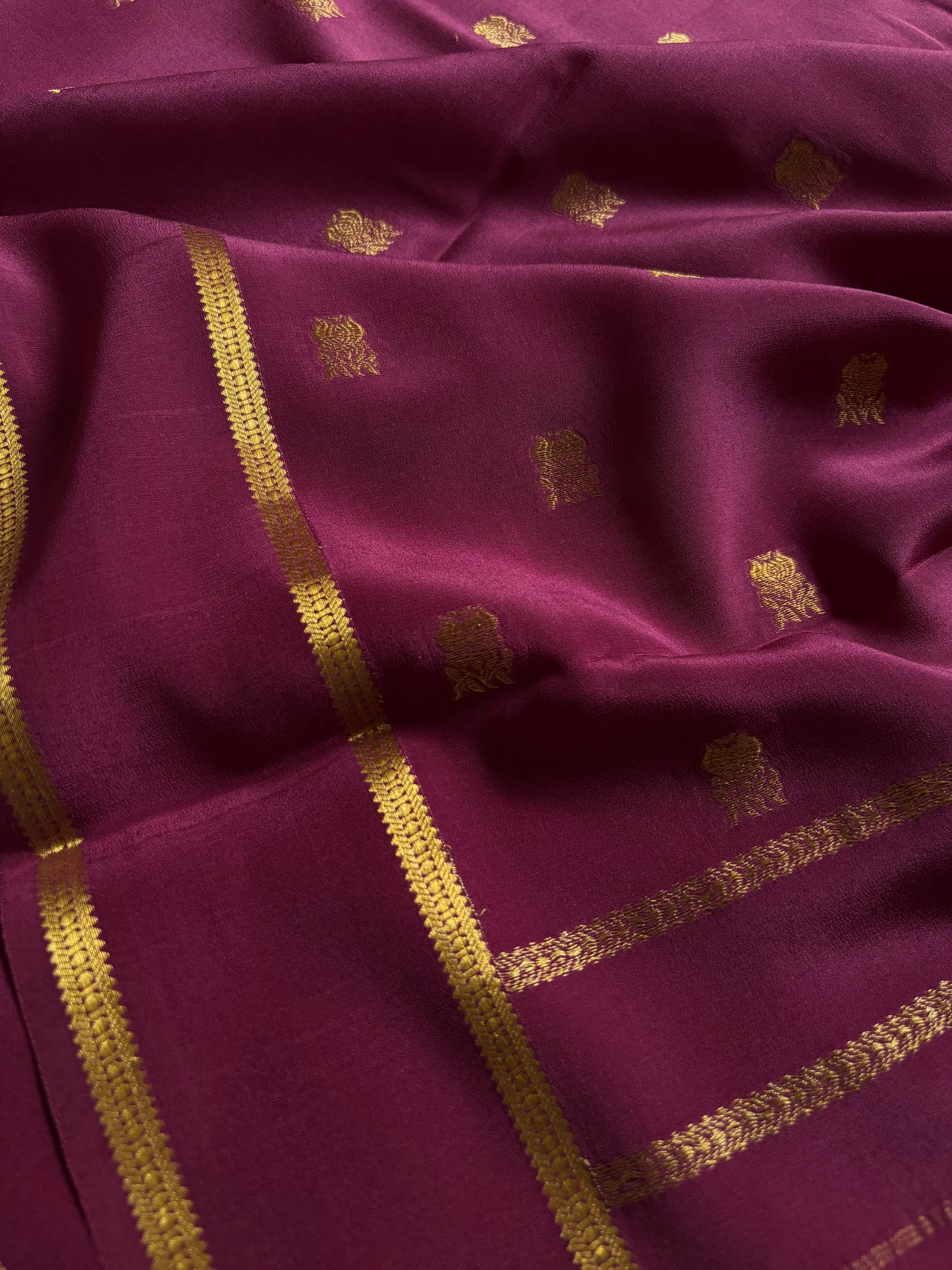 Padmini : Solid Maroon
