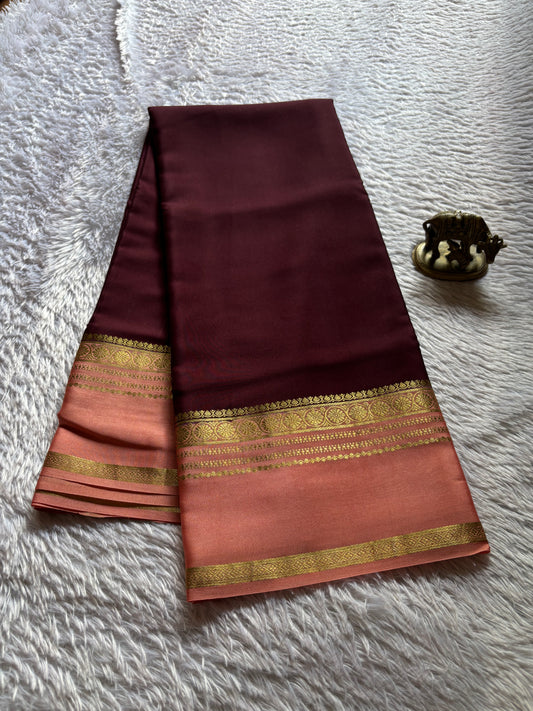 Daamini (2D) : Chocolate brown-peach