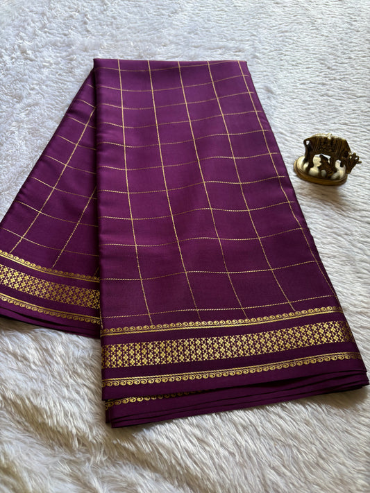 Madhavi : Solid Plum