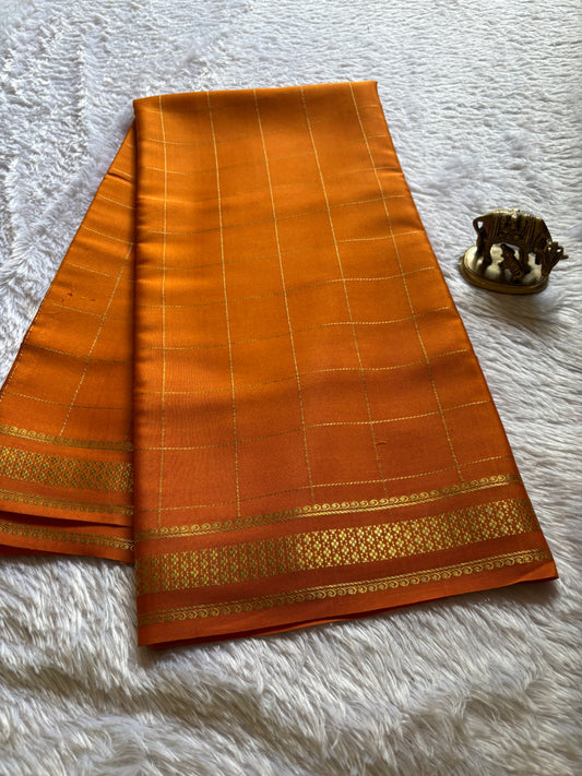 Madhavi : Solid orange