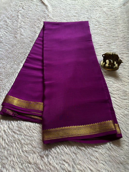 Preetha : Solid Dark magenta