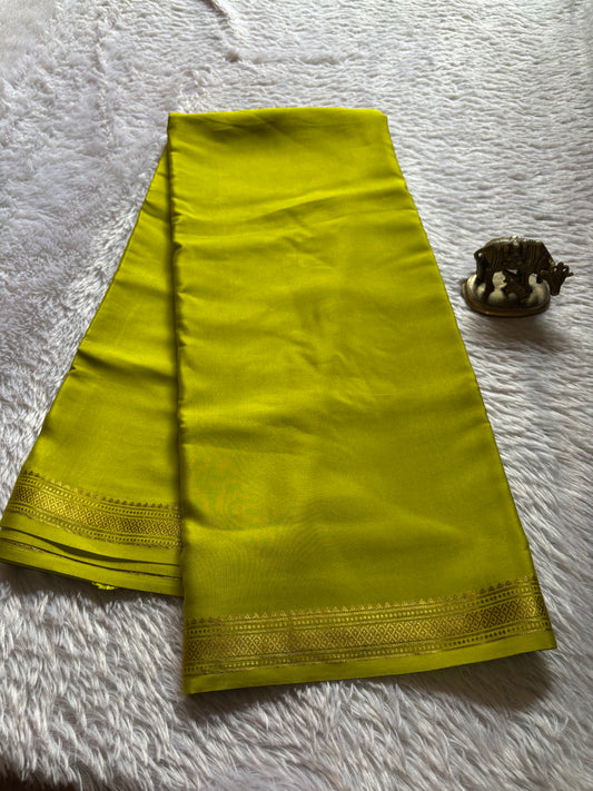 Preetha : Solid Olive