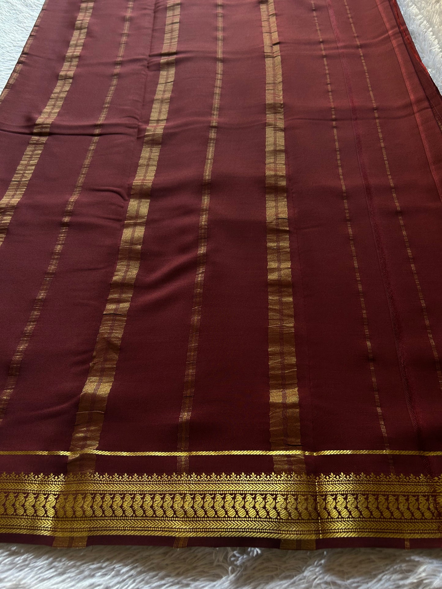 Mayuri : Solid Chocolate brown