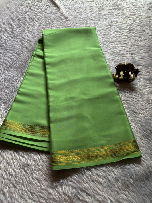 Preetha : Solid Mint green