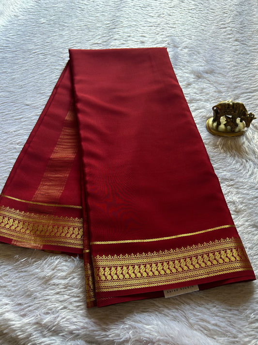 Mayuri : Solid Maroon