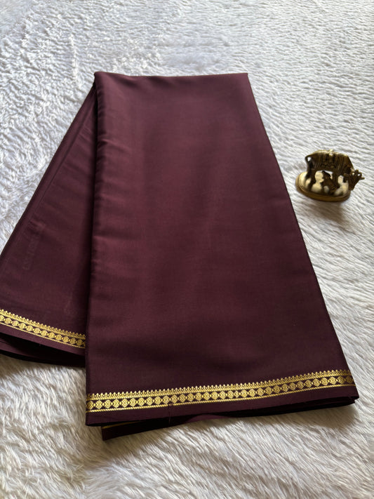 Ratna : Solid Chocolate brown
