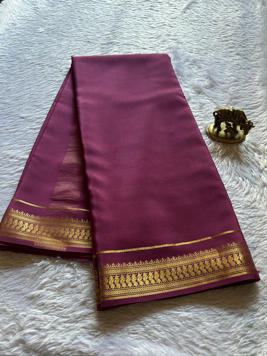 Mayuri : Solid Deep Onion pink