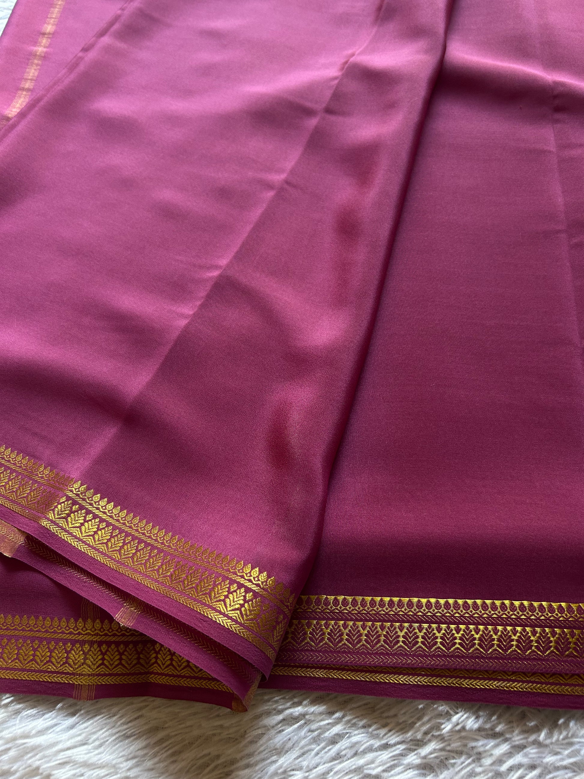 Jyothi : Solid Onion pink – Nalmè Saree Studio