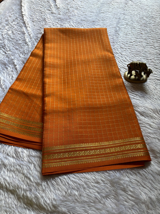 Madhura : Solid Light orange
