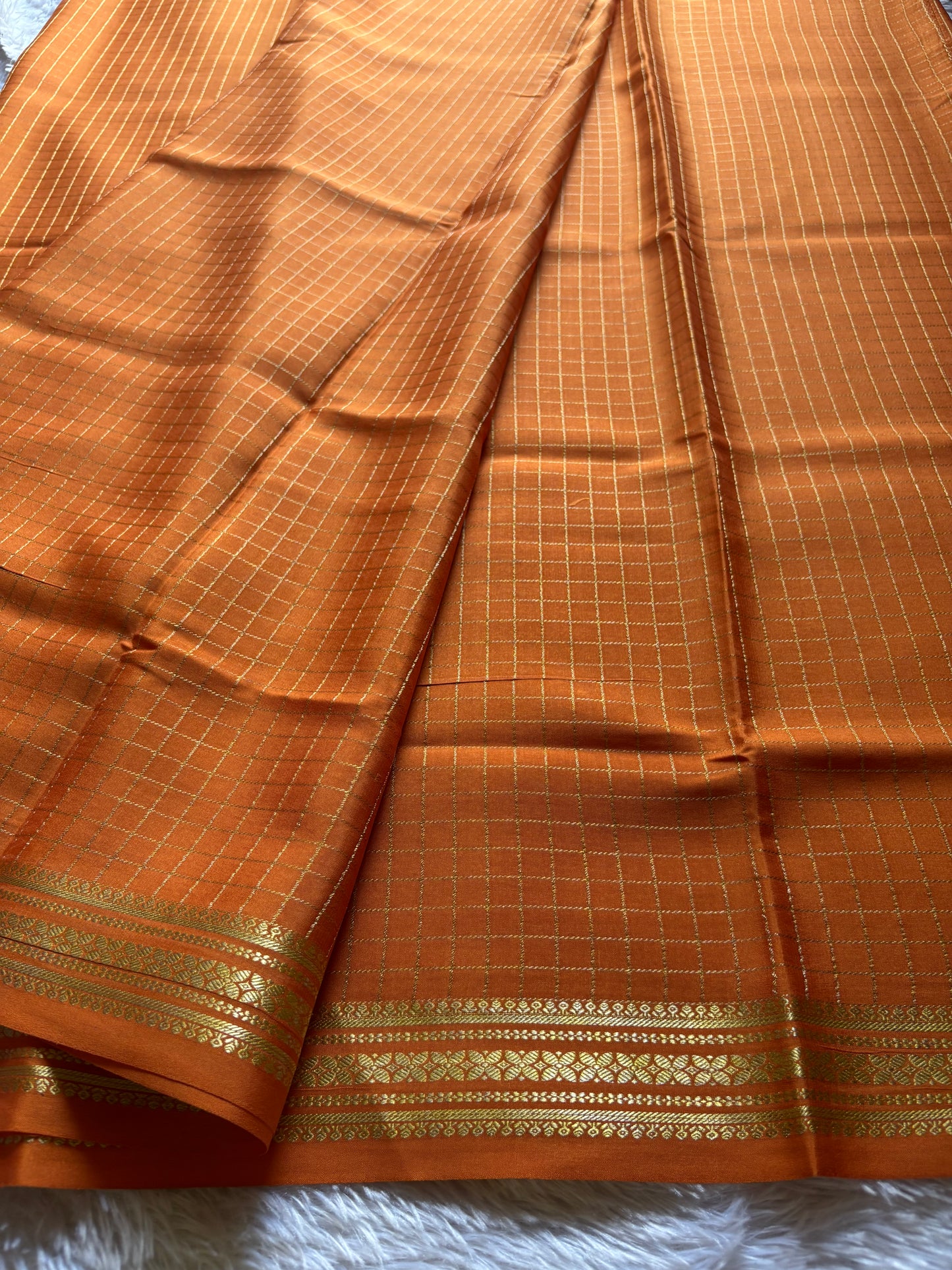 Madhura : Solid Light orange