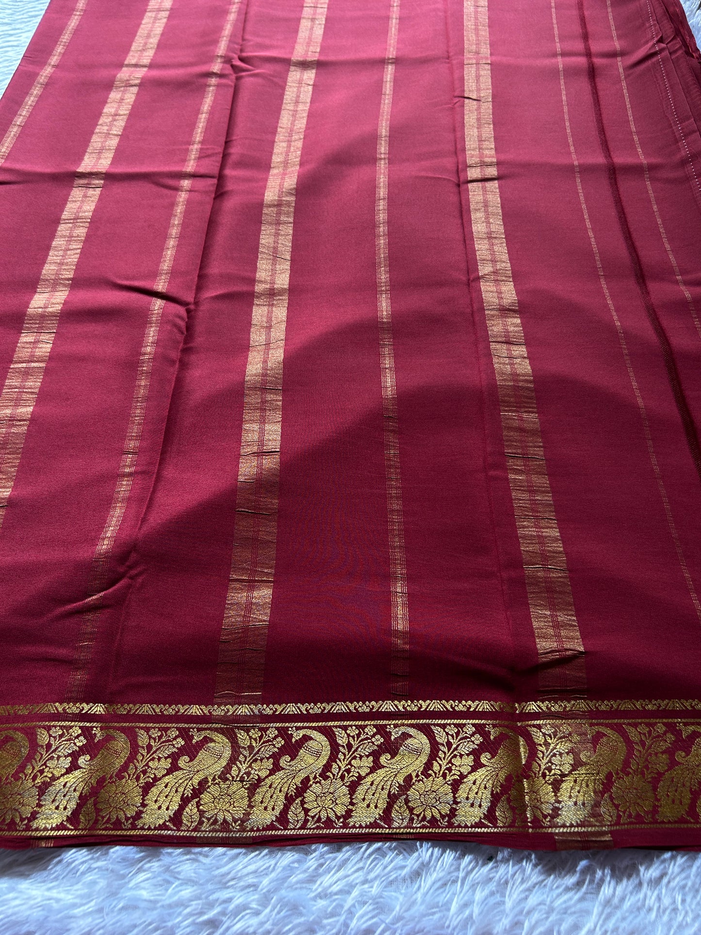 Mayuri : Solid Maroon