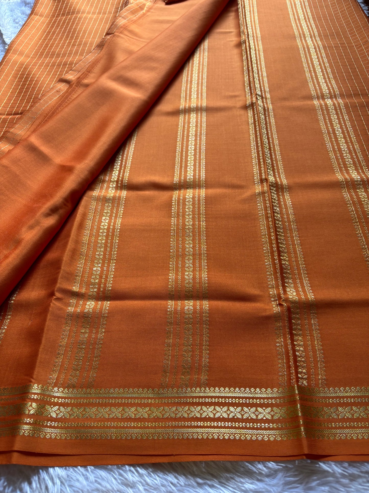 Madhura : Solid Light orange
