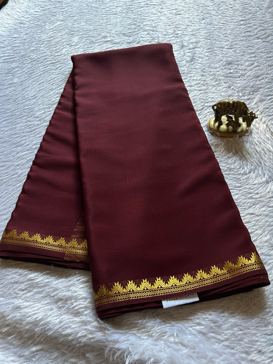 Udaya : Solid Chocolate brown